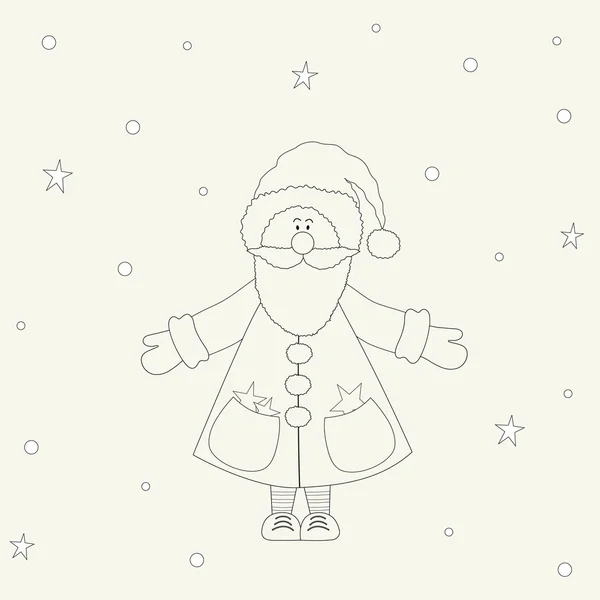 Esquema del muñeco de nieve Imagen Vectorial de © Nicolaivanovici