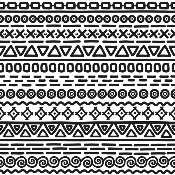 Hand drawn seamless pattern — Stock Vector