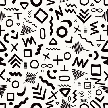 Kusursuz soyut geometrik desen 