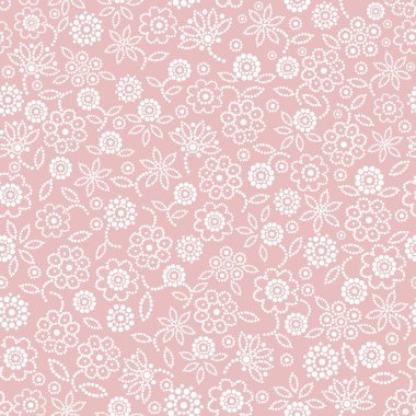 Dikişsiz soyut çiçek desenli 