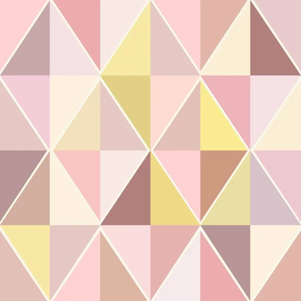 Geometric vector seamless pattern in pastel colors — Stock Vector