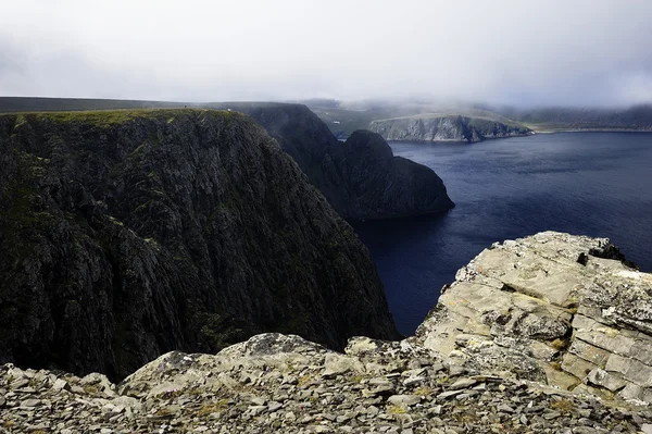 Klippen am Nordkap — Stockfoto