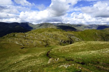güneş ışığı fells üzerinde