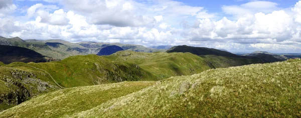 Sunlight on the fells — Stock Photo, Image