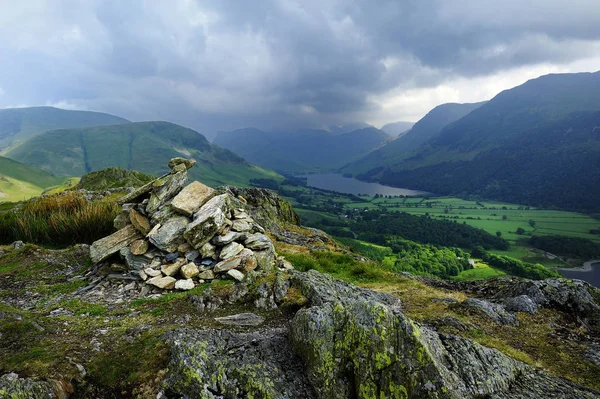 Buttermere üzerinde fırtına — Stok fotoğraf