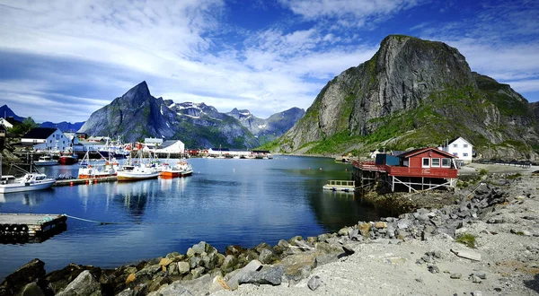 Hafen auf den Lofoten — Stockfoto