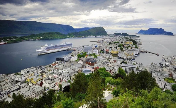 La ciudad de Bergen — Foto de Stock