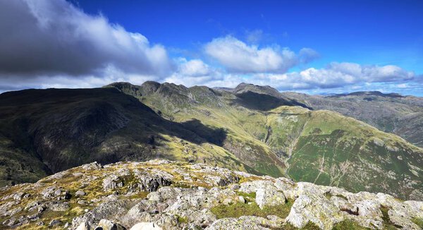 Shadows over the Langdales — Stock Image Shadows over the Langdales Stock Picture