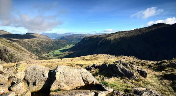 Осінь в Borrowdale — стокове фото