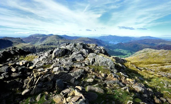 Glaramara summit — Stock fotografie