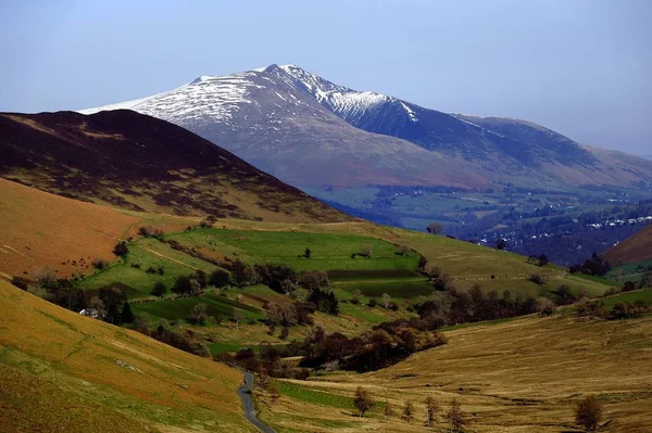 Newlands Valley and Skiddaw — Stock Photo, Image