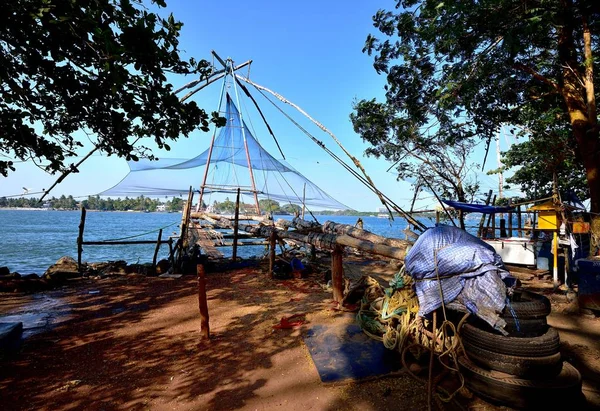 Chinese fishing nets — Stock Photo, Image