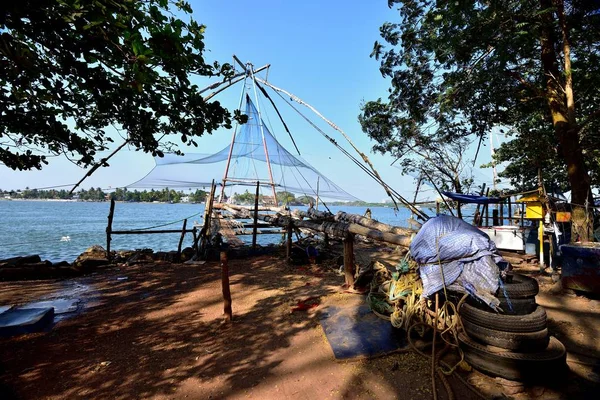 Chinese fishing nets — Stock Photo, Image