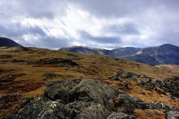 Sunlight on the fells — Free Stock Photo