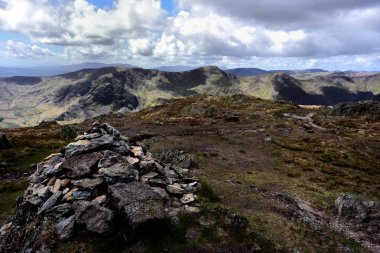 Cairn üzerinde Kentmere Pike