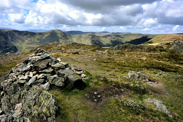 Cairn on Kentmere Pike — Stock Photo, Image