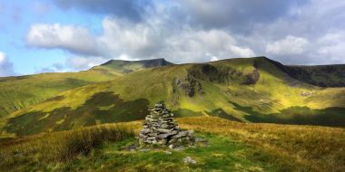 blencathra and Bannerdale from Souther Fell clipart