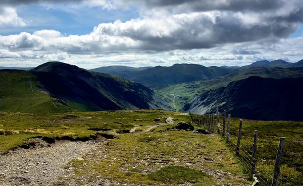 Visualizzazione del Honister Pass da Robinson — Foto Stock