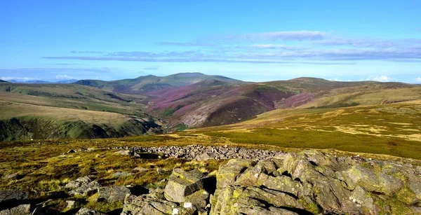 Cumbria yol boyunca Skiddaw — Stok fotoğraf