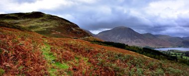 Grasmoor üzerinde alçak bulutlar