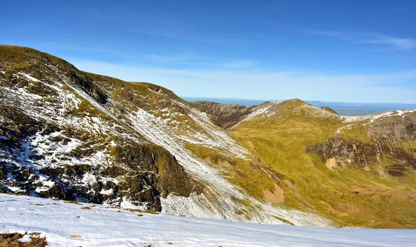 Snow and The Scar from Sail — Stock Photo, Image