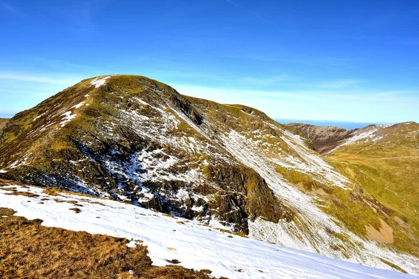 Snow and The Scar from Sail — Stock Photo, Image