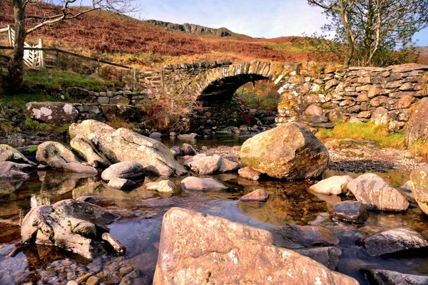 Der Bogen der hohen Schwedenbrücke — Stockfoto