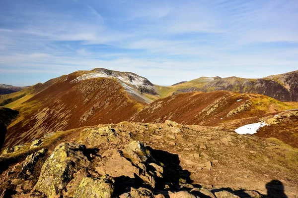Coledale Horseshoe from causey Pike — Stock Photo, Image