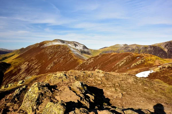 Coledale podkowa z causey Pike — Zdjęcie stockowe