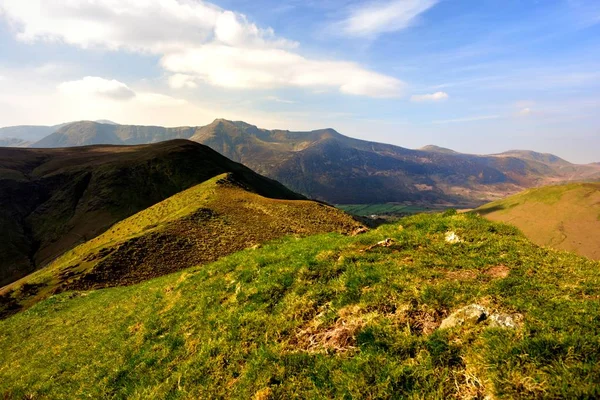 Buttermere Fells od Knott Rigg — Zdjęcie stockowe