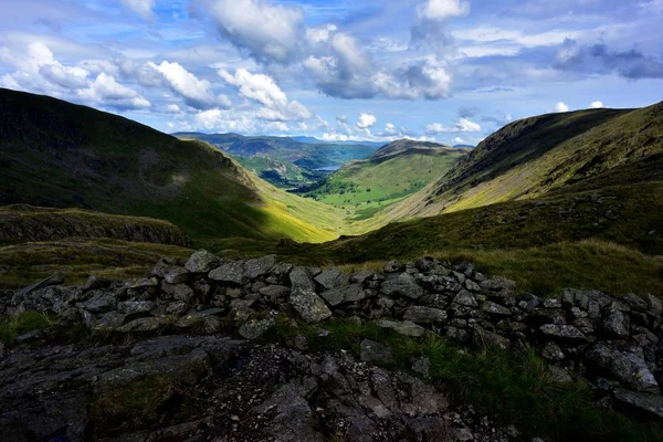 Ullswater จากปาก Threshthwaite — ภาพถ่ายสต็อก