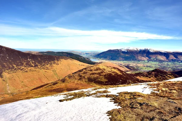 Barrow aan Skiddaw overziet — Stockfoto