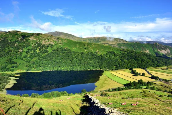 Hartsop Above How and Brothers Water — Stock Photo, Image