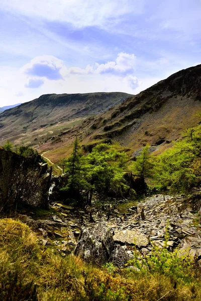 Ardósia mina no Castelo Crag — Fotografia de Stock