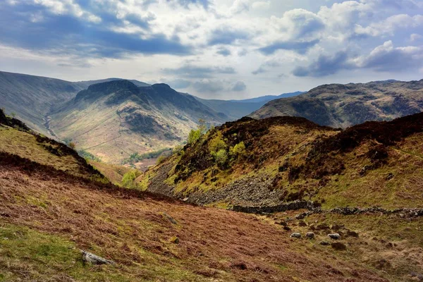 Sunlight on Eagle Crag — Stock Photo, Image