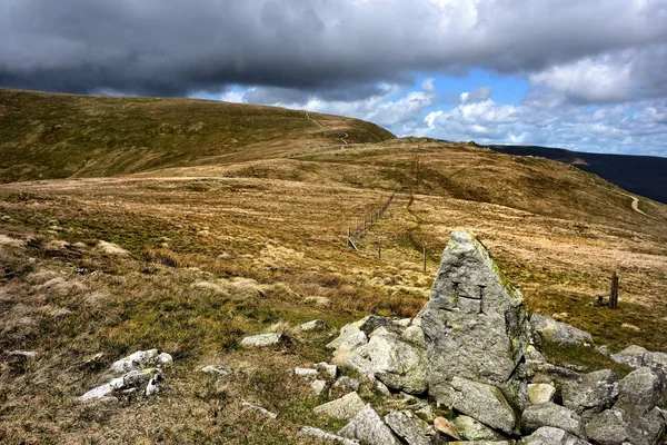 Adam Siège Cairn à Haweswater — Photo