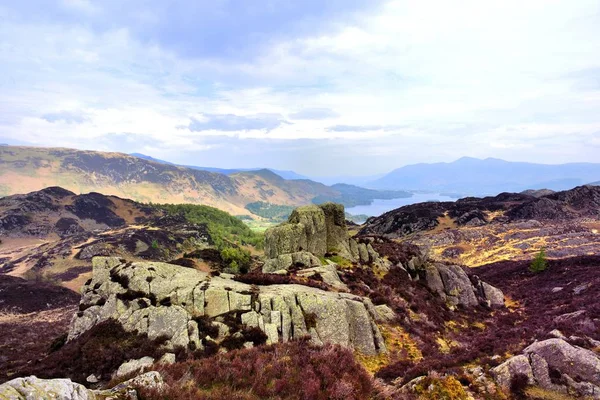 Skiddaw od króla jak — Zdjęcie stockowe