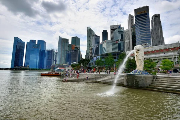 Moderní panorama Singapuru — Stock fotografie