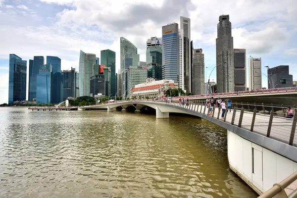 Moderní panorama Singapuru — Stock fotografie