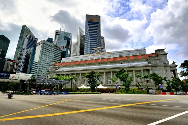 Moderní panorama Singapuru — Stock fotografie