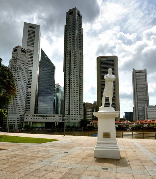 Moderní panorama Singapuru — Stock fotografie