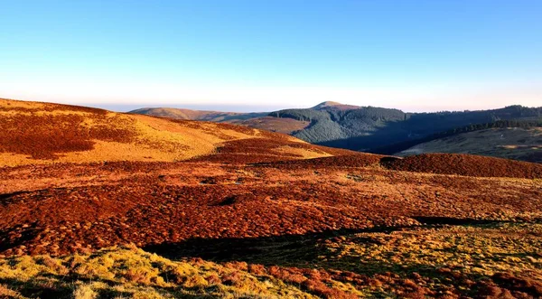 Luce del sole sulla sede del Signore e Broom Fell — Foto Stock