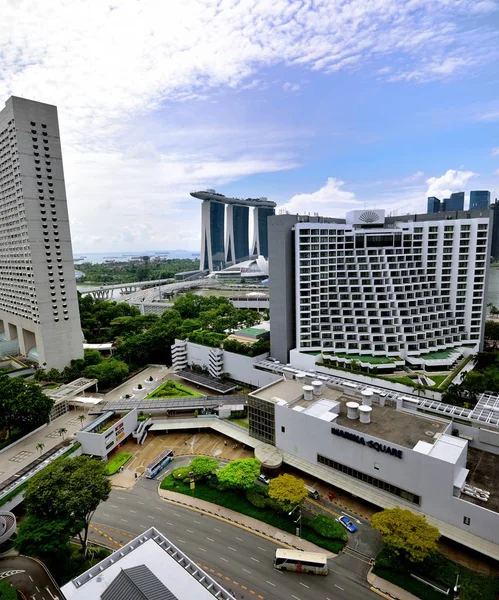 Moderní panorama Singapuru — Stock fotografie