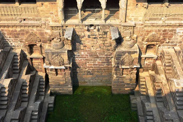 Sunshine of the palace of the Chand Baori — Stock Photo, Image