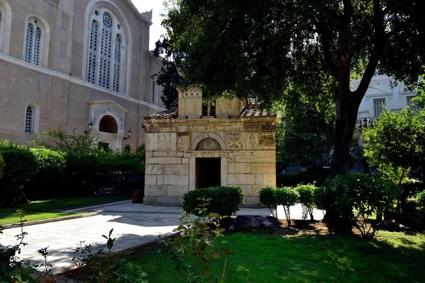 The church of Theotokos Gorgoepikoos and Ayios Eleytherios — 스톡 사진