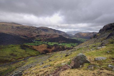 Borrowdale vadisinde kış
