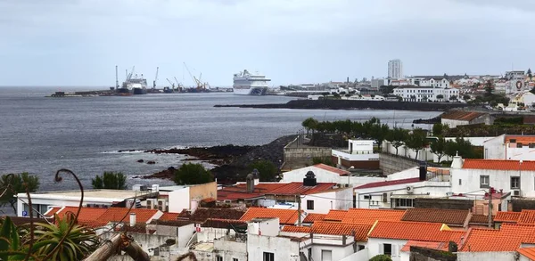 Ponta Delgada Azores Abril 2019 Cruceros Puerto Ponta Delgada — Foto de Stock