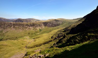 Ennerdale Vadisi 'nin sonundaki damgalar.