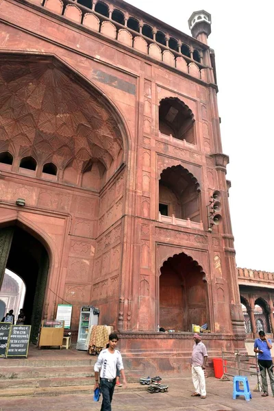 Delhi India 7Th November 2019 Large Entrance Gateway Jama Masjid — Stock Fotó