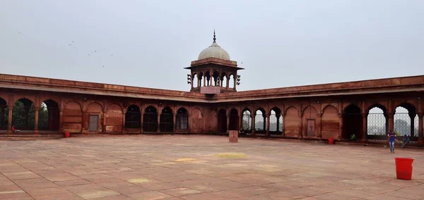 Delhi India 7Th November 2019 Tourists Grounds Jama Masjid Mosque — Stockfoto